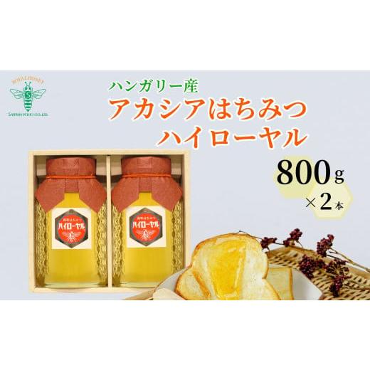 ふるさと納税 加工品等 はちみつ 埼玉県 北本市 はちみつ ハンガリー産はちみつ アカシア ハイローヤル 800g×2本| 蜂蜜 ハチミツ HONEY ハニー ハンガリー 16…の画像