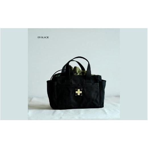 ふるさと納税 カバン トートバッグ 大阪府 東大阪市 木の庄帆布 ミルクトートラウンドバッグ#09 BLACK / BLACK #09 BLACK / BLACK