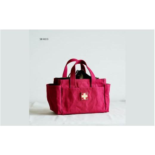 ふるさと納税 カバン トートバッグ 大阪府 東大阪市 木の庄帆布 ミルクトートラウンドバッグ#38 RED / RED #38 RED / RED