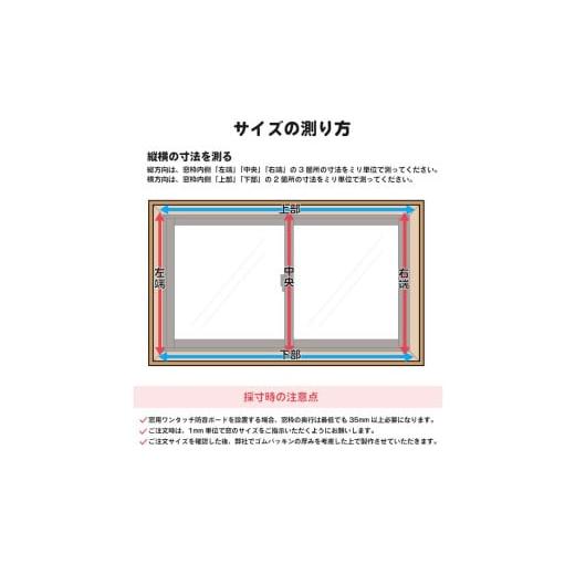 ふるさと納税 家具 福岡県 新宮町 LEE001.（11032）窓用ワンタッチ防音ボード3枚連結タイプ（幅1836-2115mm・高さ1206-1505mm）の画像
