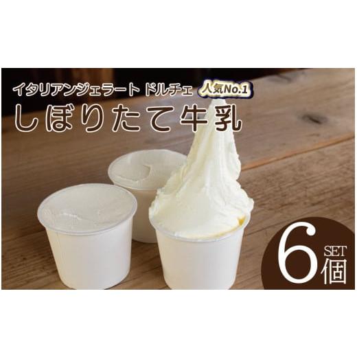 ふるさと納税 アイス・ヨーグルト ジェラート 徳島県 阿波市 ジェラート イタリアンジェラート しぼりたて牛乳 6個 × 120ml アイスクリーム アイス シャーベ…