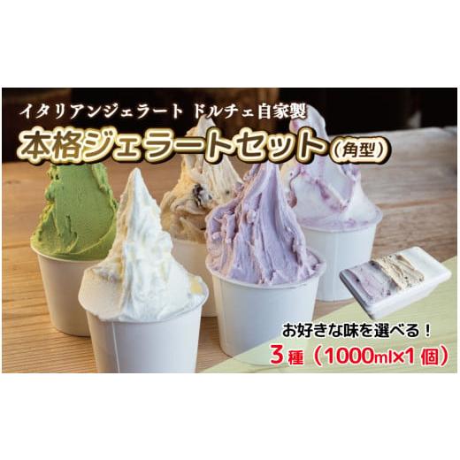 ふるさと納税 アイス・ヨーグルト ジェラート 徳島県 阿波市 ジェラート イタリアンジェラート 1000ml 選べるフレーバー 3種 しぼりたて牛乳 チョコマーブル …