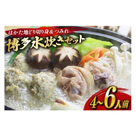 ふるさと納税 水炊き 福岡県 宇美町 水炊き セット 4〜6人前 はかた地どり 切り身 つみれ ベネフィス 福岡県 宇美町 um40azp190030 水たき 具材 スープ はかた…