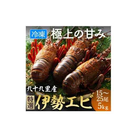ふるさと納税 エビ 伊勢エビ 千葉県 旭市 伊勢海老 活け〆リキッド冷凍伊勢海老 刺身用 15〜25尾 約5kg 九十九里 新鮮 刺し身 刺身 さしみ 真空 冷凍 旨味 甘…