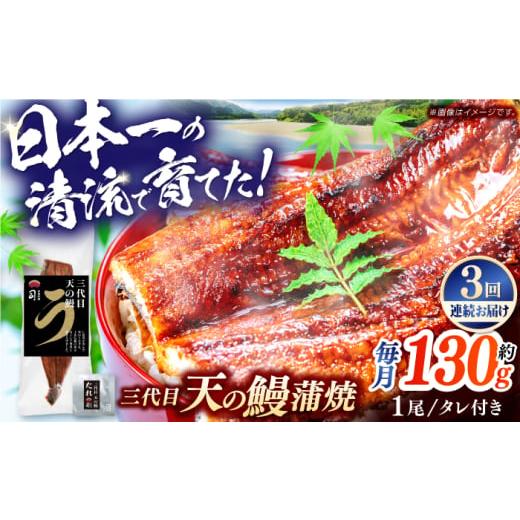 ふるさと納税 うなぎ 高知県 高知市 3回定期便 土佐料理司 三代目天の鰻蒲焼1尾セット (高知市春野町産) 株式会社土佐料理司 ATAD056 うなぎ 鰻 ウナギ 国…
