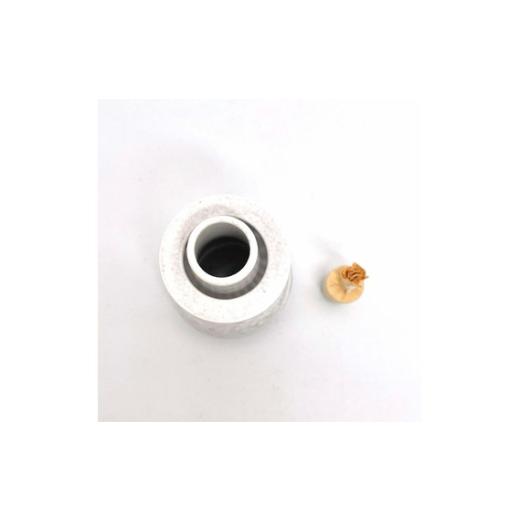 ふるさと納税 陶磁器・漆器・ガラス 大阪府 大阪狭山市 wave 磁器製 茶道具 灰 ／ 振出 菓子器 伝統 鋳込技法 蓋付き 箱無し No.290の画像