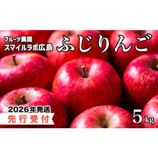 ふるさと納税 りんご 広島県 三原市 先行受付 ふじりんご 5kg 2026年11月下旬頃順次発送予定 りんご リンゴ 林檎 フジ フルーツ 果物 新鮮 産地直送 広島県三…