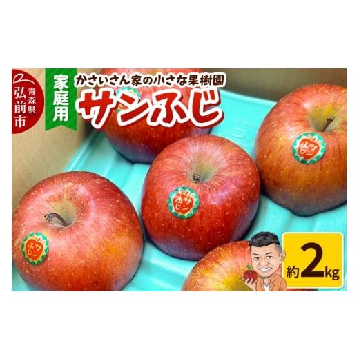 ふるさと納税 りんご 青森県 弘前市 26年1月〜発送 りんご サンふじ 約2kg 家庭用