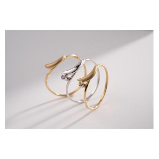 ふるさと納税 アクセサリー リング 岩手県 一関市 K18 ムーンライトヴィーナスリング 鏡面仕上げ sese urban mining jewelry 指輪 ジュエリー レディース アク…の画像