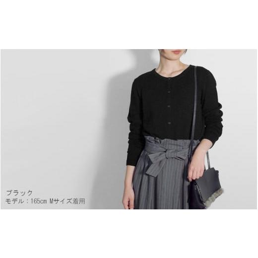 ふるさと納税 服 女 新潟県 五泉市 クルーネック カーディガン カシミヤ 100% ( ピンクベージュ・M ニット ) レディース 日本製 | ニット 羽織り 薄手 無地 お…_2