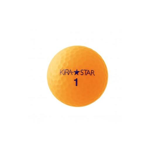 ふるさと納税 ゴルフグッズ ボール 香川県 さぬき市 ゴルフボール KIRA STAR 12球入 2ダース (計24球) カラー:オレンジ ゴルフ キャスコ kasco カラー : …