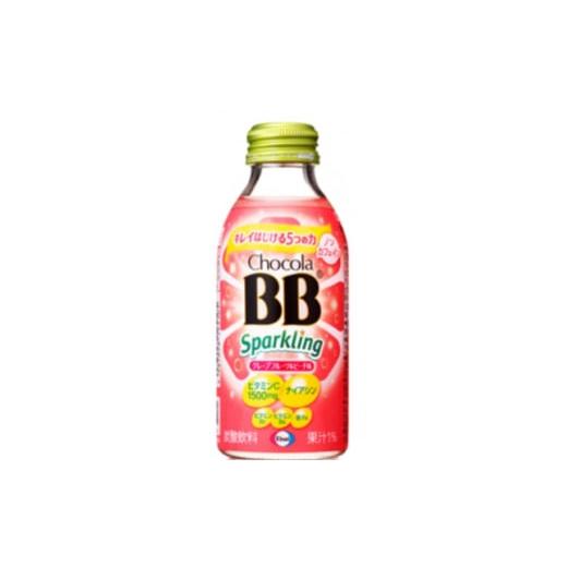 ふるさと納税 炭酸飲料 千葉県 長柄町  毎月定期便 24本 エーザイ チョコラBBスパークリング グレープフルーツ\u0026ピーチ味全3回 4062514_1