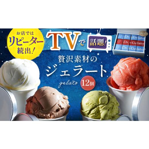 ふるさと納税 菓子 アイス 長崎県 - 長崎アイス Dr.+Gelato ジェラート12個セット 長崎県／株式会社夜のジェラート 42AACK002 ジェラート アイス アイスクリー…の画像