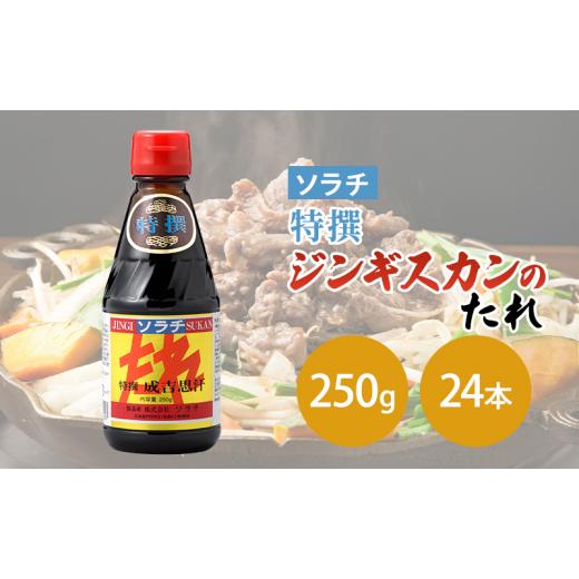 ふるさと納税 調味料・油 たれ 北海道 芦別市  総やか 24本 ソラチ 特撰ジンギスカンのたれ 250g 24本 たれ タレ 成吉思汗 ジンギスカン まとめ買い 総やか No.534…