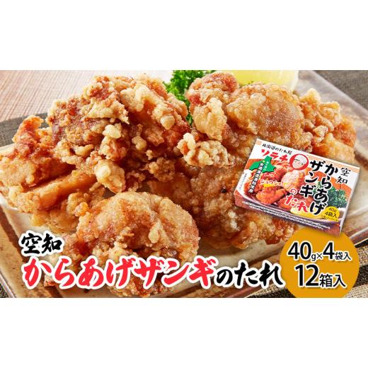 ふるさと納税 たれ・ドレッシング・酢 北海道 芦別市 12箱 空知からあげザンギのたれ(40g×4袋入) 12箱入り ご当地 北海道 芦別 ザンギ からあげ たれ タレ …_1