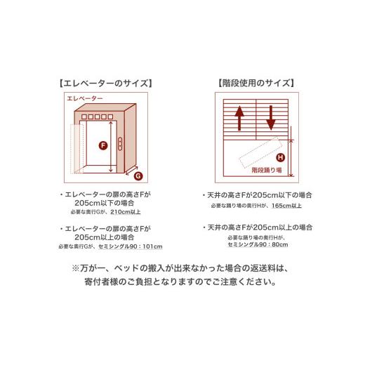 ふるさと納税 タオル・寝具 栃木県 足利市 ザ・ベッド 延長用 ベンチ セミシングル 80サイズ 生成 80×50cm 脚付きマットレス 脚7cm ベッド 延長 栃木県 足利…