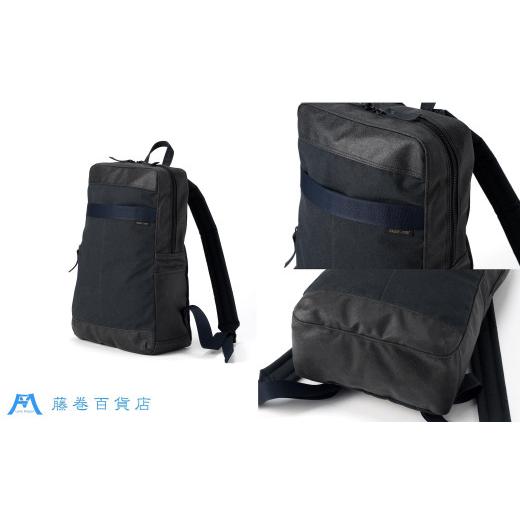 ふるさと納税 カバン リュック 兵庫県 神戸市  BAGGY PORT 藤巻百貨店別注10ozシェルターダック×幌帆布のリュック カラー：ネイビー ネイビーの画像