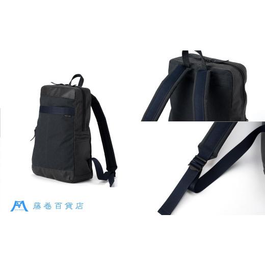 ふるさと納税 カバン リュック 兵庫県 神戸市  BAGGY PORT 藤巻百貨店別注10ozシェルターダック×幌帆布のリュック カラー：ネイビー ネイビーの画像