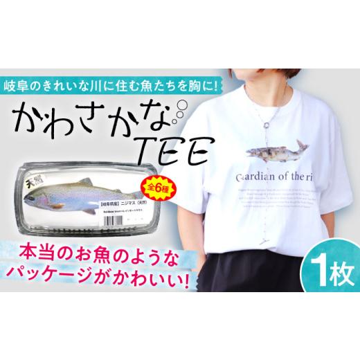 ふるさと納税 服 岐阜県 岐阜市 魚好きの人へ かわさかなTEE Tシャツ ニジマス Lサイズ 岐阜市 / スポット ANGD001-8 ニジマス Lサイズ