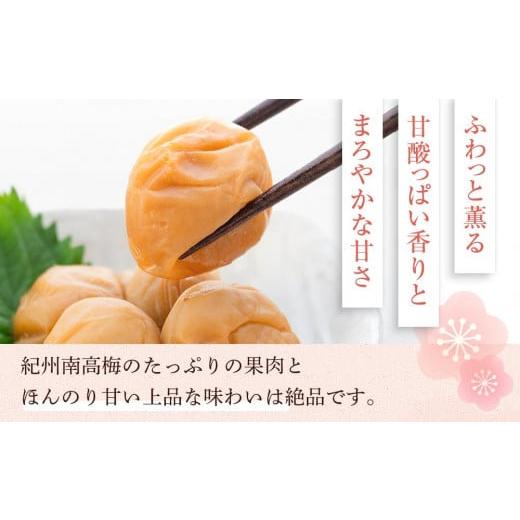 ふるさと納税 加工品等 梅干 和歌山県 白浜町 極上 紀州南高梅 まごころ梅 はちみつ 梅干し 3L サイズ以上 合計 5kg ( 1kg × 5 ) 塩分 約5％ 化粧箱入り_2
