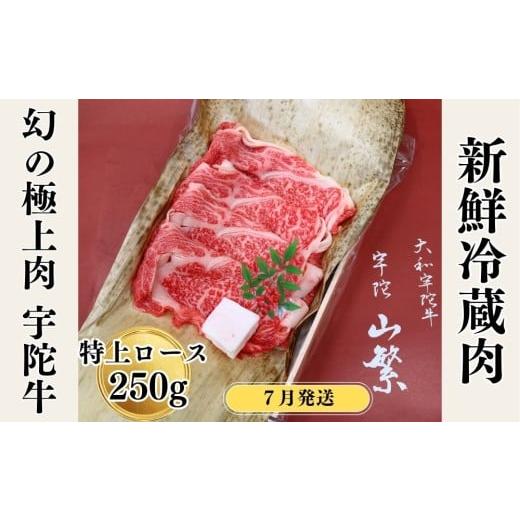 ふるさと納税 牛肉 すき焼き 奈良県 宇陀市 7月発送 名産 認定肉 宇陀牛 国産 黒毛和牛 特上 ロース すき焼き 約250g チルド / 宇陀 山繁 ふるさと納税 牛肉…