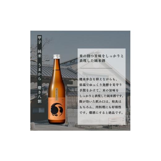 ふるさと納税 日本酒 純米吟醸酒 千葉県 酒々井町 甲子 純米吟醸酒 及び 純米酒 （ はなやか ／ やわらか ／ うまから）を順にお届け 一升瓶 日本酒飲み比べ …_4