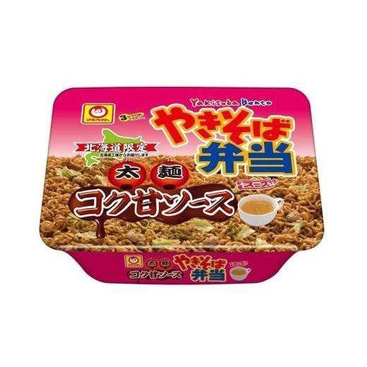 ふるさと納税 麺類 焼きそば 北海道 小樽市 2回定期便 東洋水産北海道工場 マルちゃん「やきそば弁当 コク甘ソース」 12食入り(1ケース)