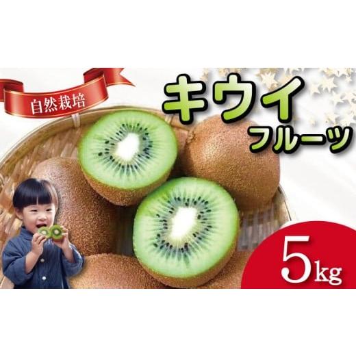 ふるさと納税 果物類 徳島県 小松島市 キウイ フルーツ 5kg キウイ 国産 フルーツ 果物 自然栽培 無農薬 ヨーグルト ジュース サラダ ビタミン 食物繊維 ダイ…