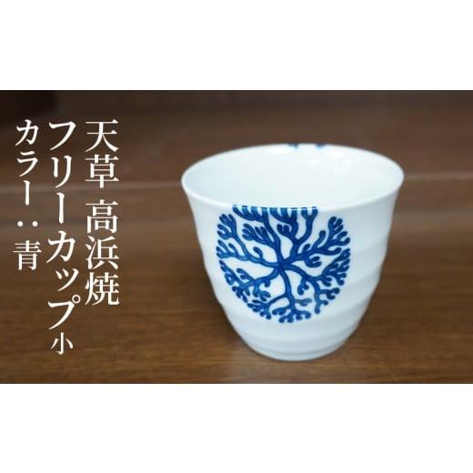 ふるさと納税 陶磁器・漆器・ガラス 熊本県 天草市 S026-035_天草 高浜焼フリーカップ 小(青) 青