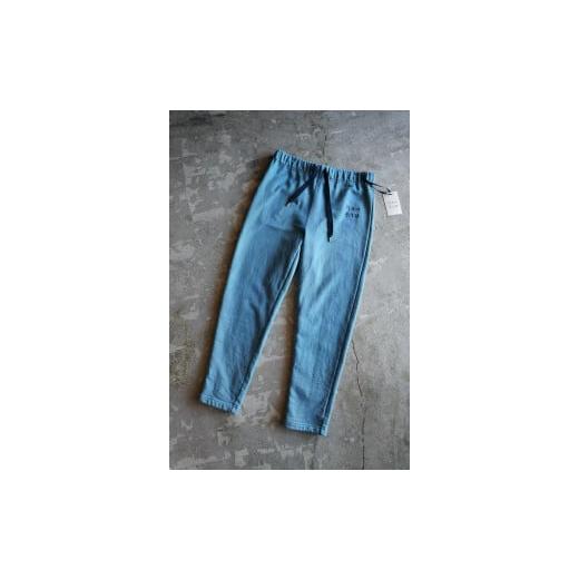 ふるさと納税 服 男 東京都 八王子市 HAM IAM 数量限定 本藍染めスウェットパンツ あい(ブルー系) XLサイズ XLサイズ