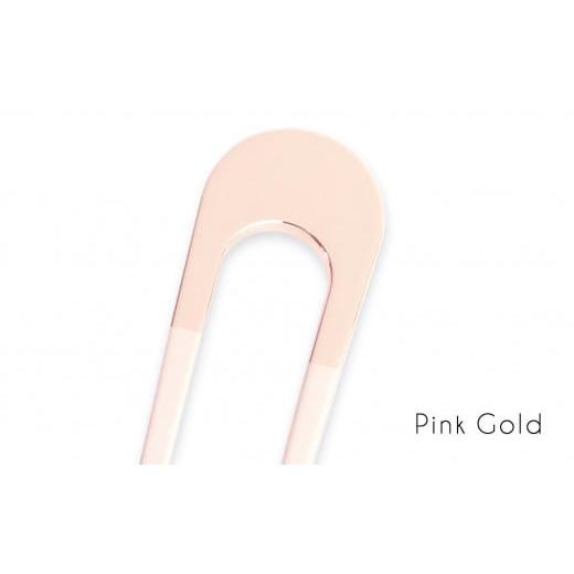 ふるさと納税 アクセサリー かんざし・髪留め 静岡県 静岡市 女性のアイデア×職人技 ステンレス製かんざし「canon/PinkGold」 PinkGold