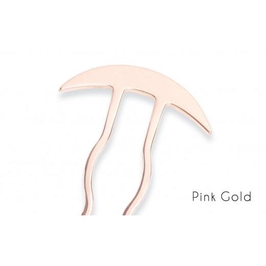 ふるさと納税 アクセサリー かんざし・髪留め 静岡県 静岡市 女性のアイデア×職人技 ステンレス製かんざし「Arc Liner / Pink Gold」 PinkGold