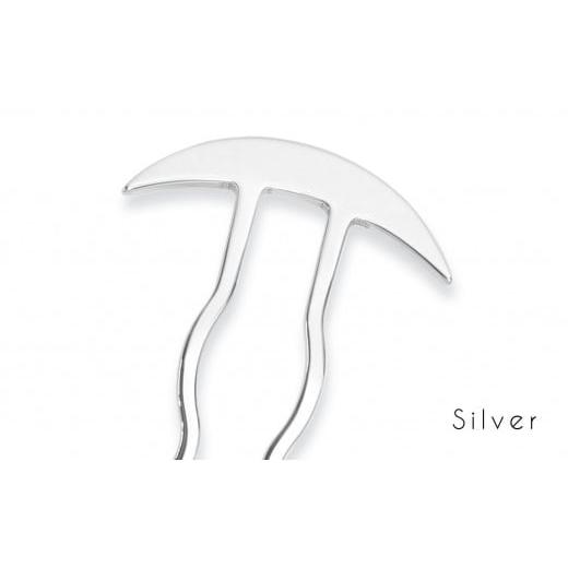 ふるさと納税 アクセサリー かんざし・髪留め 静岡県 静岡市 女性のアイデア×職人技 ステンレス製かんざし「Arc Liner / Silver」 Silver