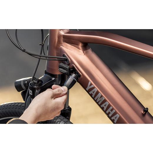 ふるさと納税 雑貨・日用品 静岡県 森町 電動アシスト自転車 YPJ CROSSCORE RC カーキジェイド 選べるサイズ e-Bikeスポーツ 静岡県西部限定　Sサイズ Sサイズ_5