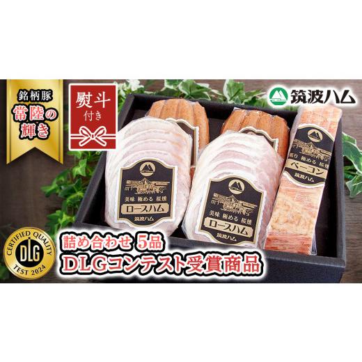 ふるさと納税 豚肉 セット 茨城県 桜川市 贈答用(熨斗対応可) 筑波ハム DLGコンテスト受賞商品 詰め合わせ ( ロースハム 140g ベーコン 230g ウィンナー 20…