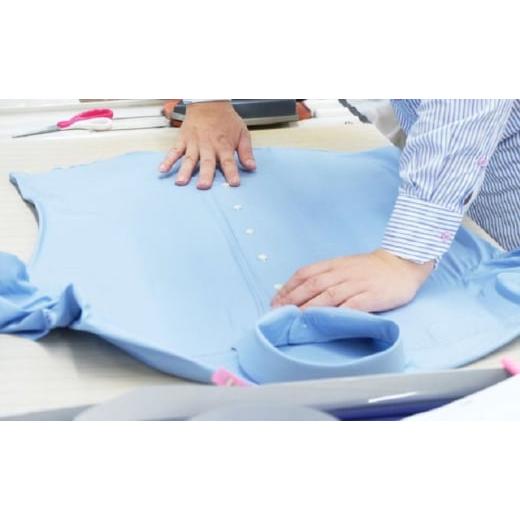ふるさと納税 服 男 岡山県 玉野市 ふるさと納税商品専用オーダー（ふるさと納税 Order） 国産高品質生地 BASIC FABRICS 土井縫工所 オーダードレスシャツ 3枚…の画像