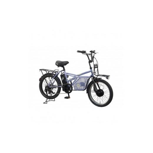 ふるさと納税 自転車 電動アシスト自転車 大阪府 堺市 100%完成納品 ノーパンクGRC-515L 電動アシストeカーゴバイク 20インチ 外装7段 マットグレー *販売…