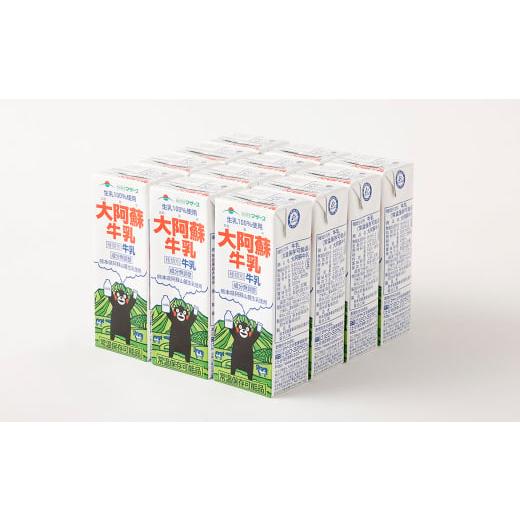 ふるさと納税 飲料類 牛乳 熊本県 高森町  2ヶ月毎2回定期便 大阿蘇牛乳 200ｍl 計48本（24本×2回） 牛乳 乳飲料 生乳100%_3