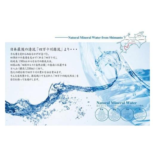 ふるさと納税 水・ミネラルウォーター 1L〜2L 高知県 高知市  3回定期便 モンドセレクション受賞 四万十純天然水 各月2L×6本 計18本 ／ 水 天然水 飲料水 ミ…の画像