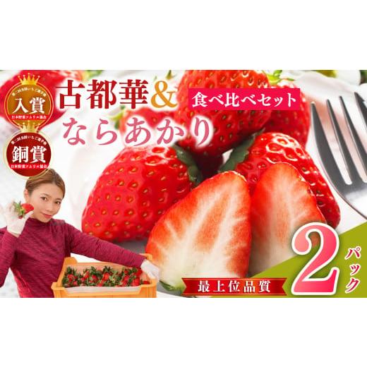 ふるさと納税 いちご 奈良県 五條市 セット 大和なでし苺 古都華 ・ ならあかり 食べ比べ | 奈良県西吉野産 フルーツ くだもの 果物 いちご イチゴ 大和なで…