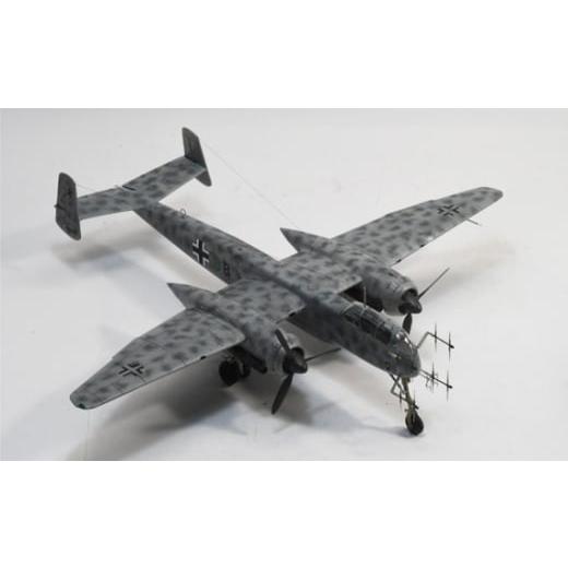 ふるさと納税 雑貨・日用品 玩具 茨城県 坂東市 ハインケルHe219「ウーフー」1／72 ／ 模型 完成品 柏木崇男 茨城県 No.836の画像