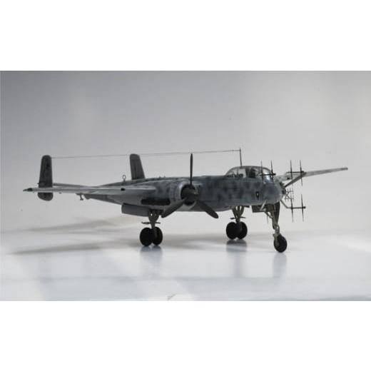 ふるさと納税 雑貨・日用品 玩具 茨城県 坂東市 ハインケルHe219「ウーフー」1／72 ／ 模型 完成品 柏木崇男 茨城県 No.836の画像