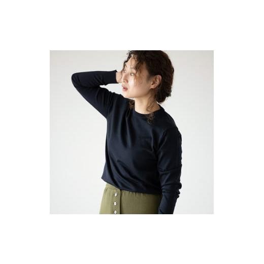 ふるさと納税 服 女 新潟県 見附市 ユニセックス FF30クルーネックプルオーバー ノアフ ダークネイビー サイズ1 ニット ファッション おしゃれ 日本製 秋 冬 …