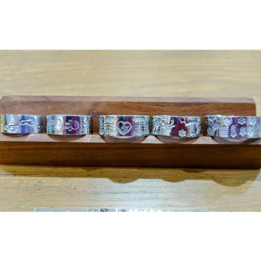 ふるさと納税 体験チケット 東京都 荒川区 彫金体験(リング制作 幅4~6mm) 002-005の画像