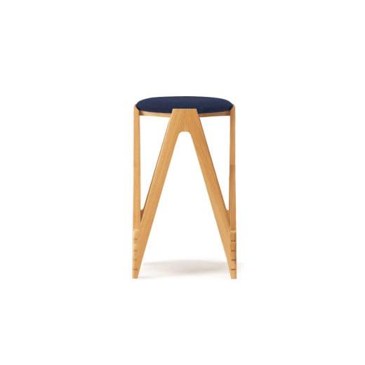ふるさと納税 家具 インテリア・寝具・収納 北海道 東川町 CO・DA・MA High Stool オーク (NC-010 ネイビー) CO・DA・MA High Stool(NC-010 ネイビー)