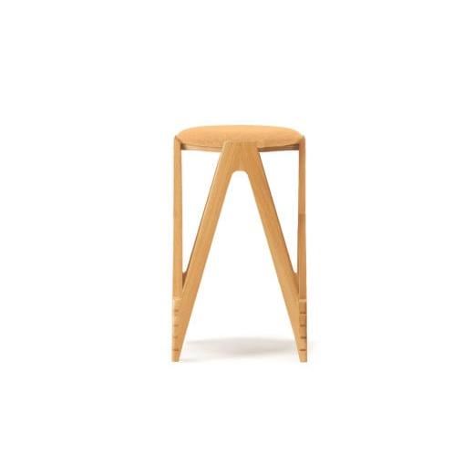ふるさと納税 家具 インテリア・寝具・収納 北海道 東川町 CO・DA・MA High Stool オーク (NC-109 イエロー) CO・DA・MA High Stool(NC-109 イエロー)
