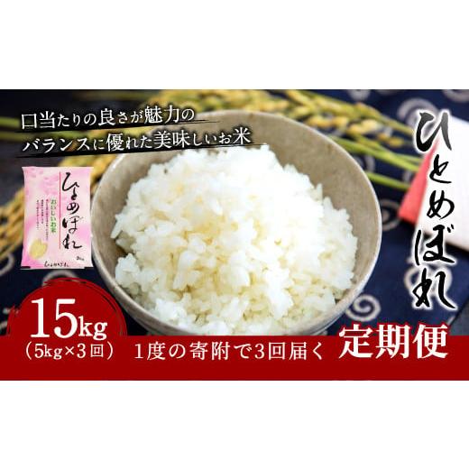 ふるさと納税 米 ひとめぼれ 大分県 竹田市 3ヶ月定期便 大分県産 ひとめぼれ 5kg×3回 計15kg 2025年10月下旬発送開始
