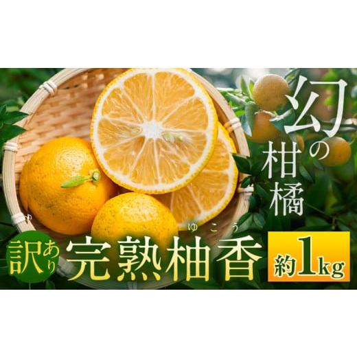 ふるさと納税 みかん・柑橘類 徳島県 上勝町 予約受付開始 訳あり 完熟柚香 ゆこう 約1kg シシトトラ[11月中旬-12月下旬頃出荷] │ 柑橘 家庭用 柑橘 訳あ…
