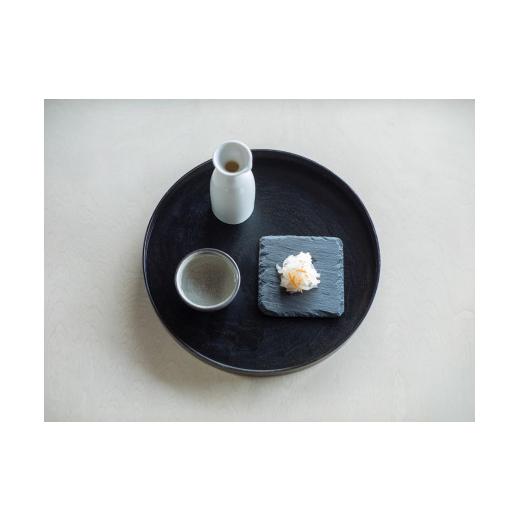 ふるさと納税 木工品・竹工品 徳島県 徳島市 ROUND RAYSTRAY S墨漆 ｜トレー プレート お皿 皿 食器 インテリア_5