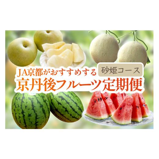 ふるさと納税 果物の詰合せ 京都府 京丹後市 JA京都がおすすめする京丹後フルーツ定期便〜砂姫コース〜(2026年6月中旬〜発送) 京のブランド産品 メロン めろ…